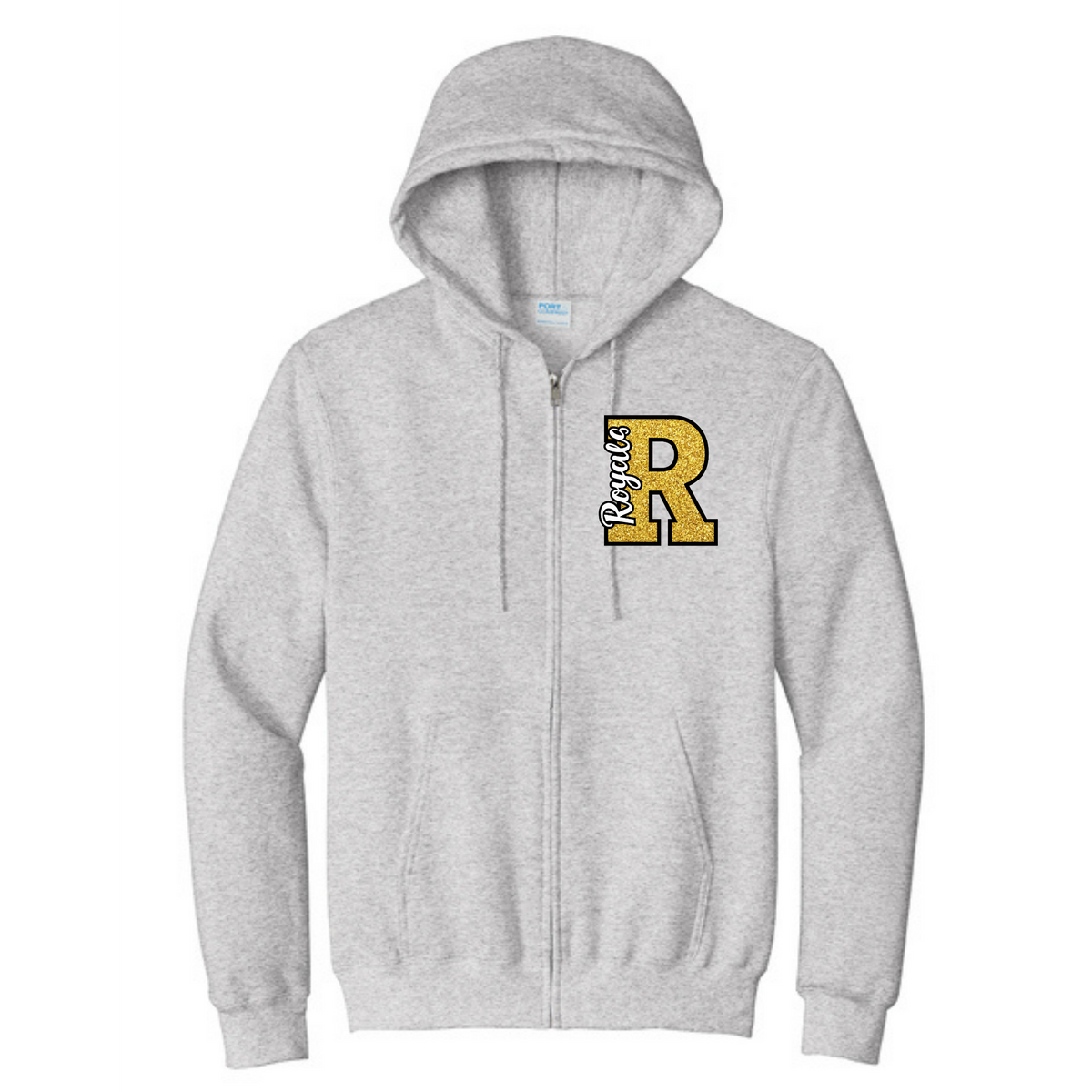 Gold R full zip (glitter) - PC90ZH - PC90YZH