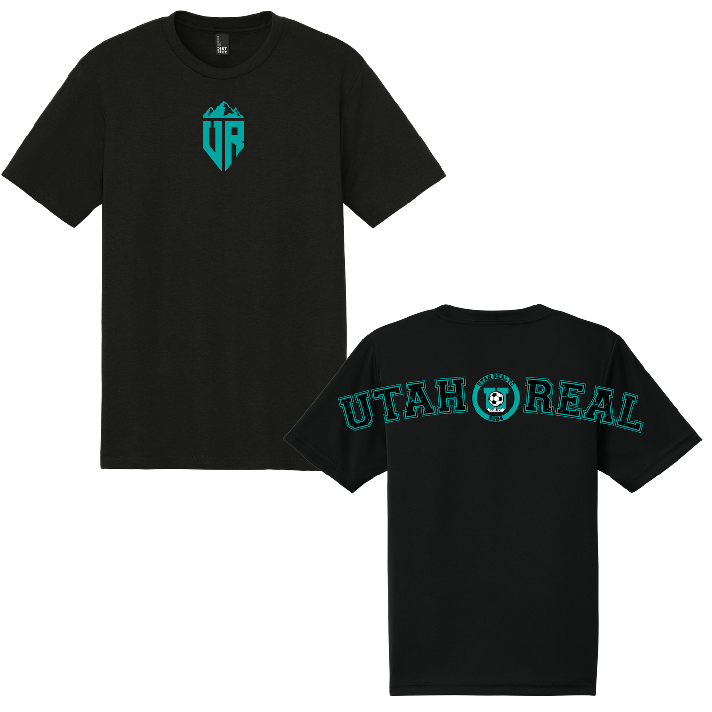 Utah Real FC Shoulder T-Shirt (Black) - DM130/DT130Y