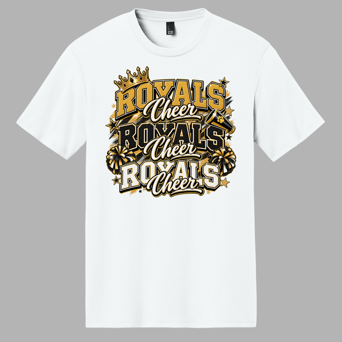 Royals Cheer Graphic tee (glitter) - DM130 - DT130Y