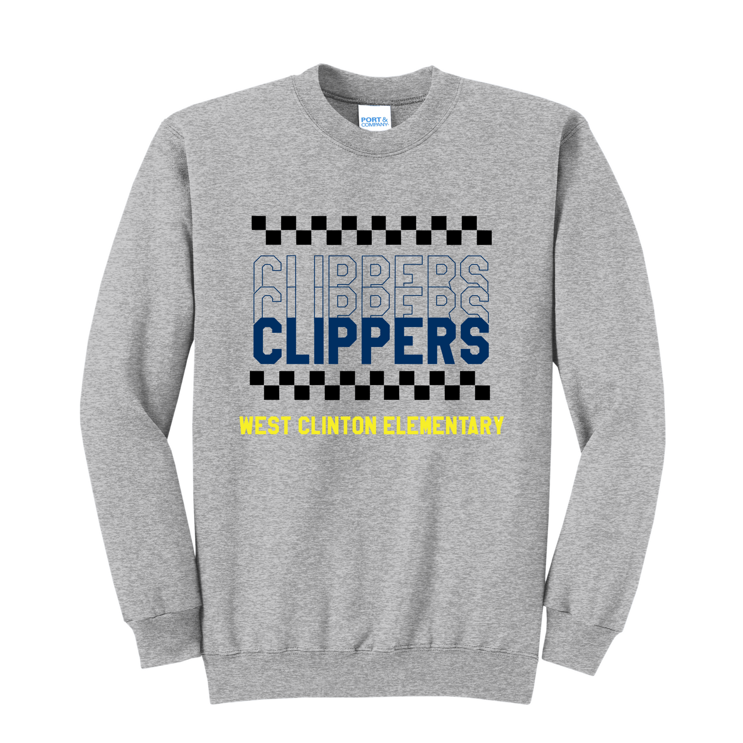 Checkered Clippers Crewneck - PC90