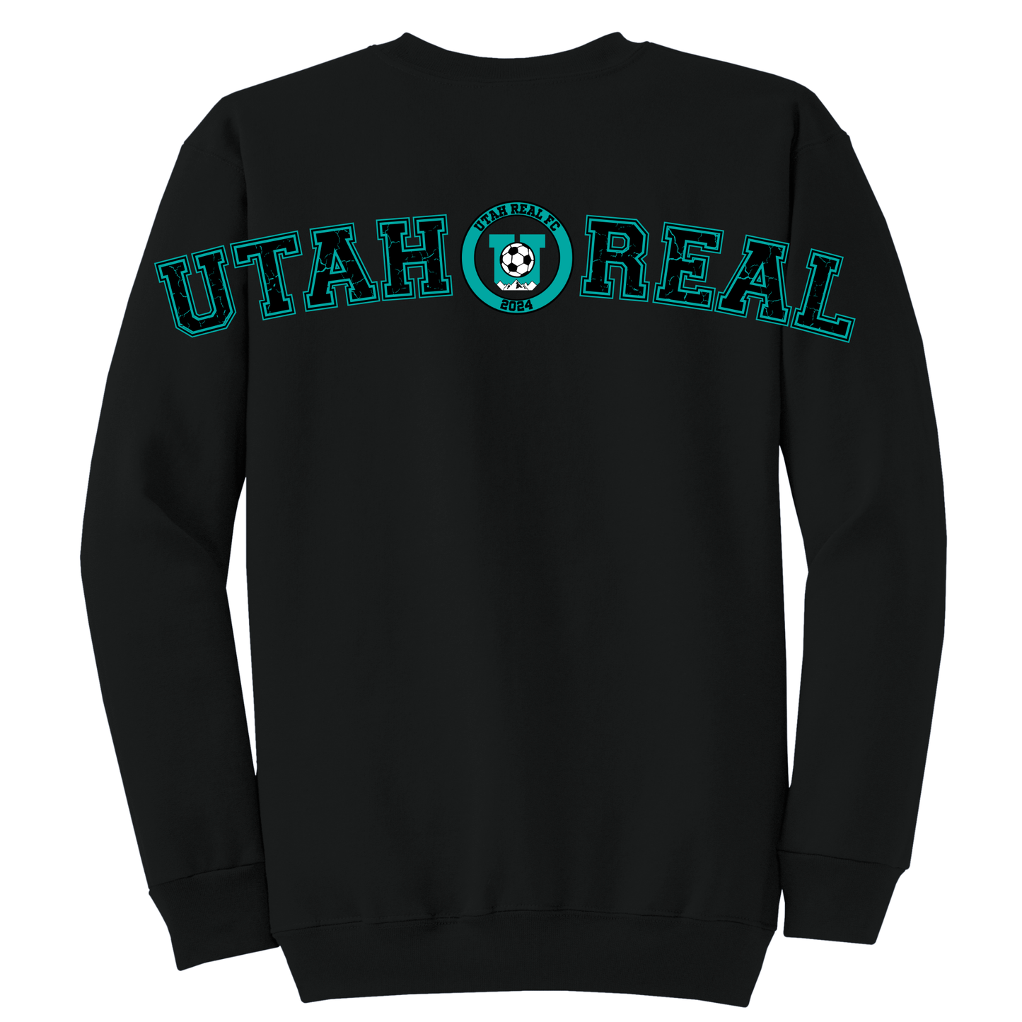 Utah Real FC Shoulder Crewneck (Black) - PC798