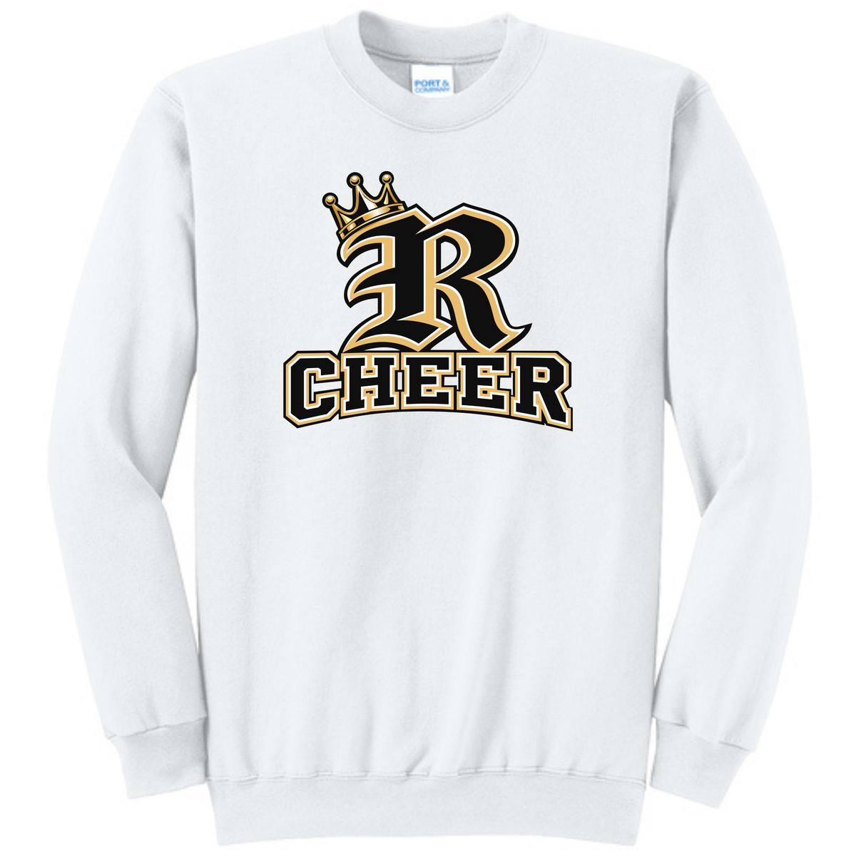 R with crown cheer sweatshirt - PC78 - PC78Y