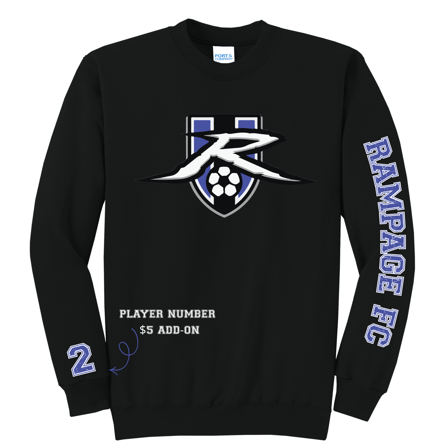 Youth Rampage Crewneck - PC90Y