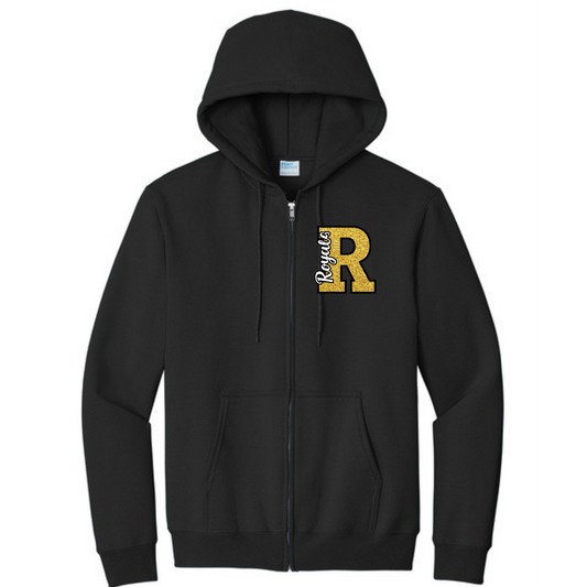 Gold R full zip (glitter) - PC90ZH - PC90YZH