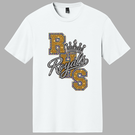 RHS Royals Crown Tee (glitter) - DM130-DT130Y