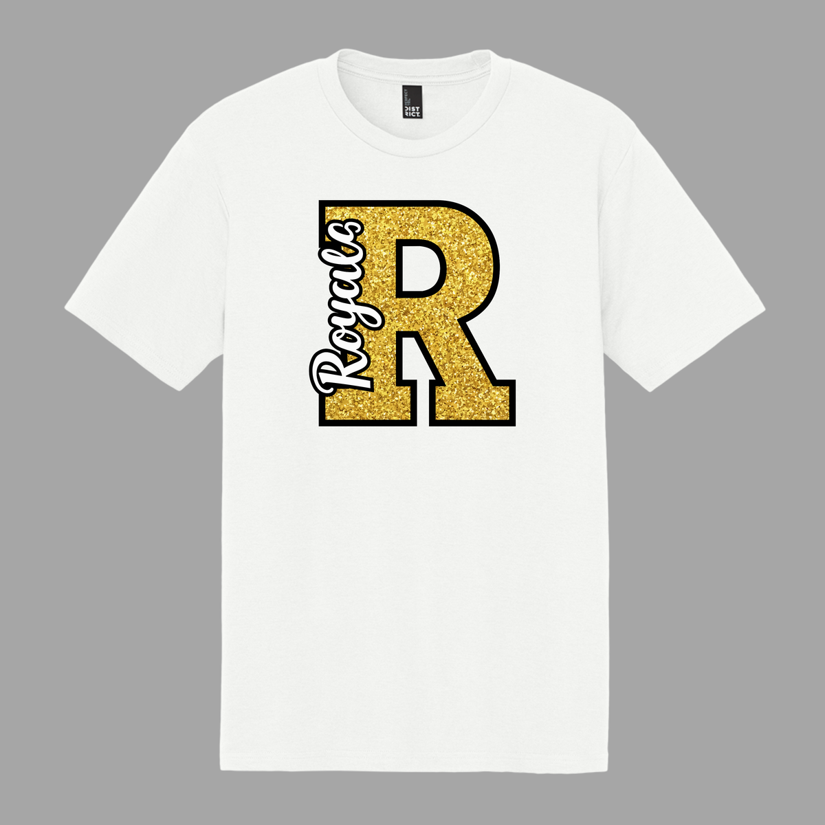 Gold R royals tee (glitter) - DM130-DT130Y