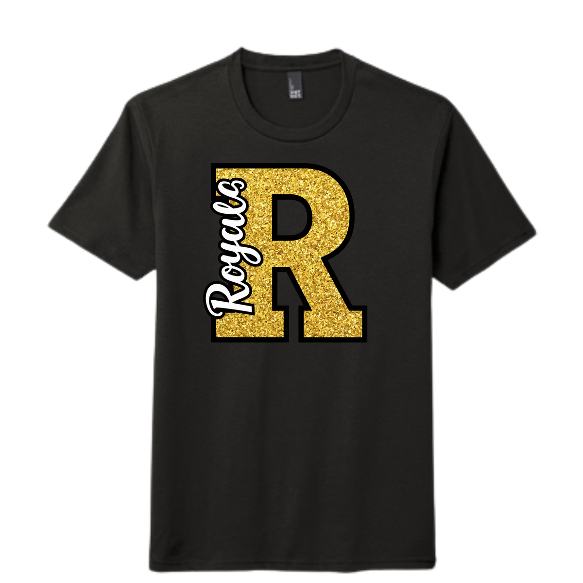 Gold R royals tee (glitter) - DM130-DT130Y