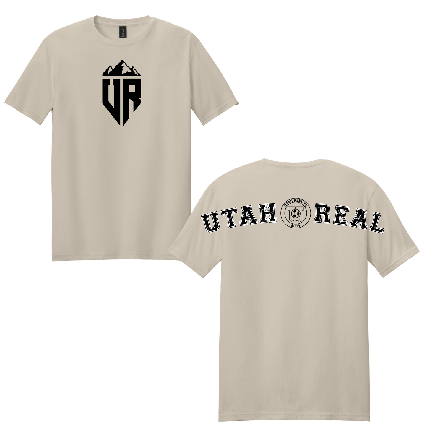 Utah Real FC Shoulder T-Shirt (Sand)