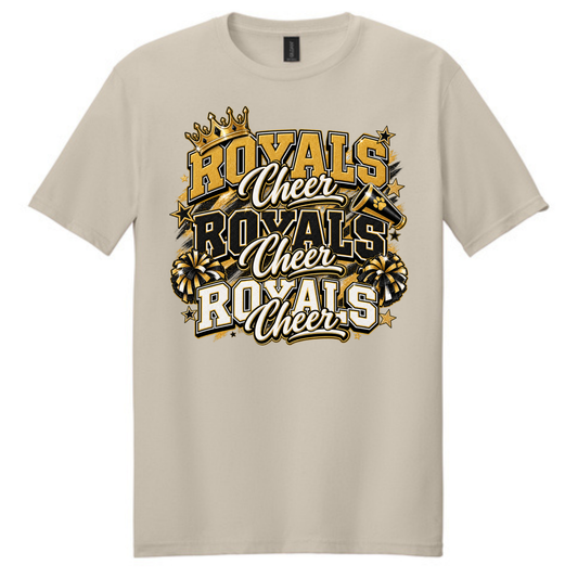 Royals Cheer Graphic tee (glitter) - DM130 - DT130Y