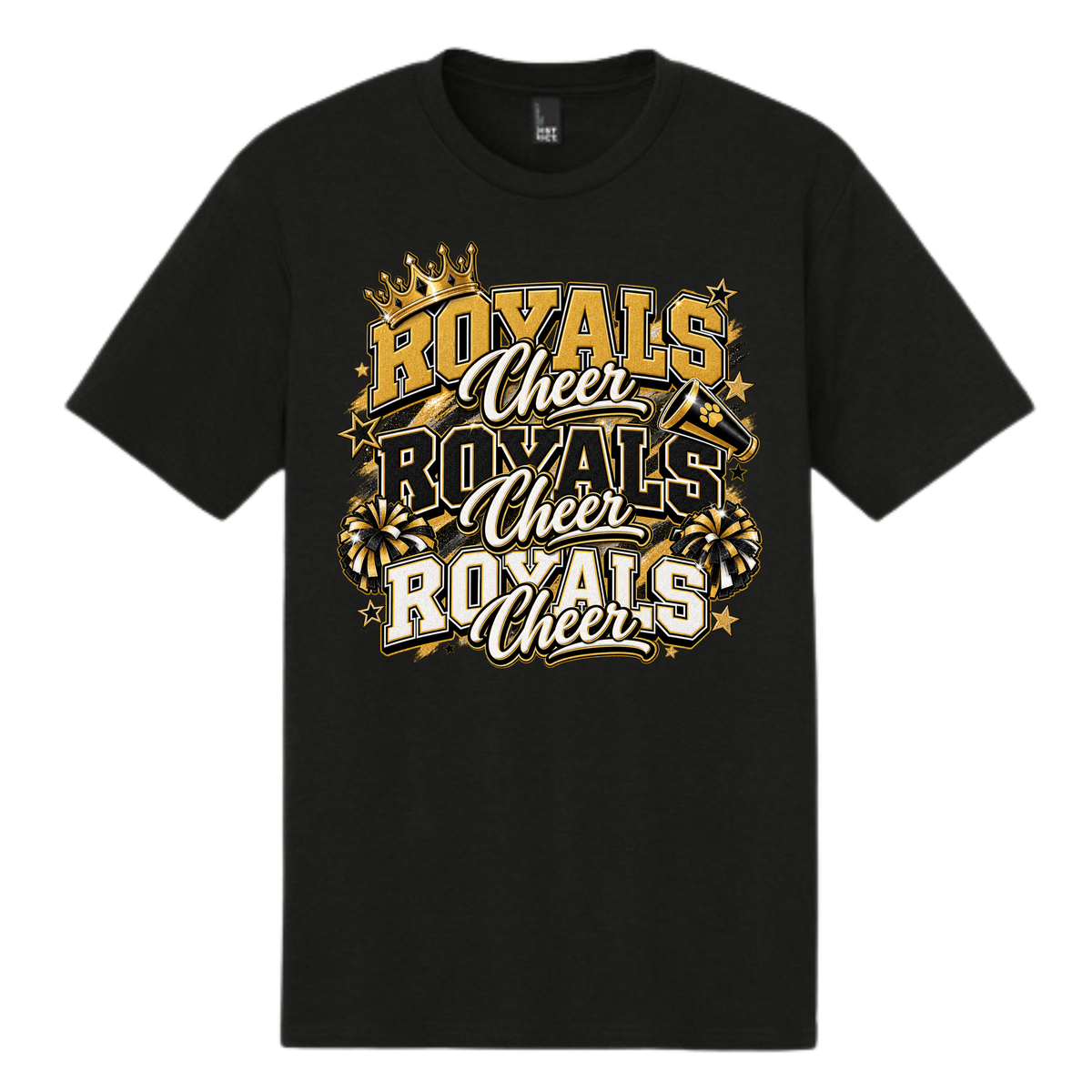 Royals Cheer Graphic tee (glitter) - DM130 - DT130Y