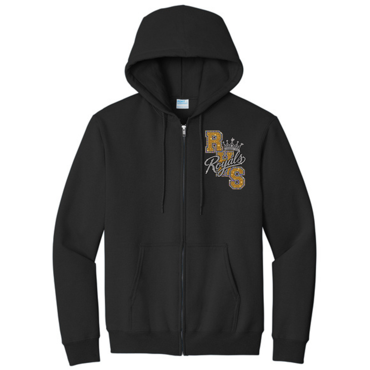 Royals full zip jacket (glitter) - PC90ZH - PC90YZH