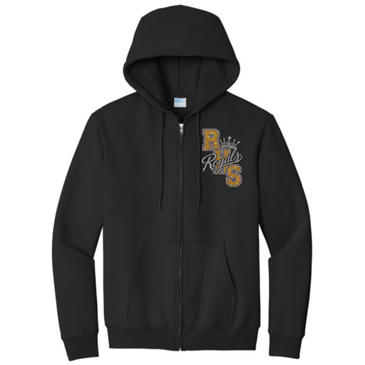 Royals full zip jacket (glitter) - PC90ZH - PC90YZH