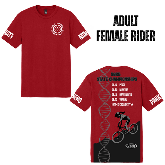 ADULT MTB Championship T-shirt (FEMALE RIDER)- DM130