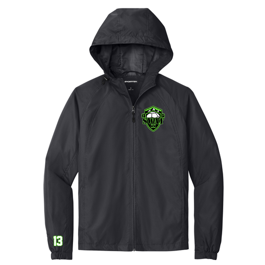 Hooded Raglan Jacket black - JST73